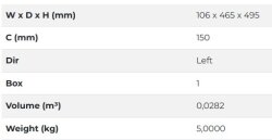 Starax S-2608-A Çift Açılım Gizli Raylı 45 Derece Ahşap Tab. Şişelik Sol Antrasit - 3