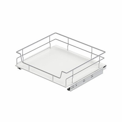 Starax S-2615-C Ahşap Tablalı Bağımsız Çift Açılım Gizli Raylı Çekmece 55cm Krom - 2