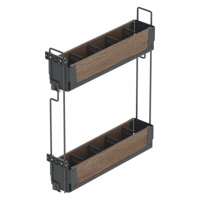 Starax S-2661-UW-A Kaymaz Yüzey Şişelik Çift Açılım Sağ Antrasit - 2