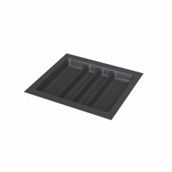 S-2687-AP 54x49cm Plastik Çekmece İçi KEPÇELİK Antrasit 60cm Starax - 3