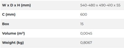 S-2687-AP 54x49cm Plastik Çekmece İçi KEPÇELİK Antrasit 60cm Starax - 4