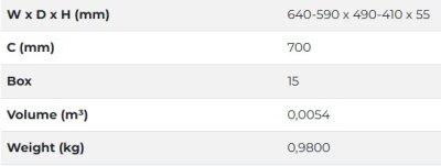 S-2688-AP 64x49cm Plastik Çekmece İçi KEPÇELİK Antrasit 70cm Starax - 4