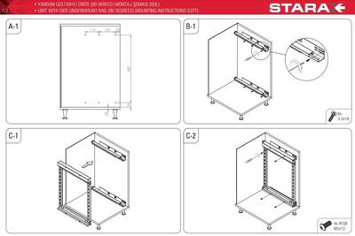 S-2793 Yandan Tandem Raylı Ünite (90 Derece) - 3