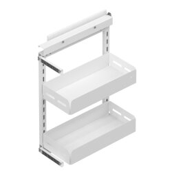 Starax S-2794-UB-W Unique Box Yandan Gizli Raylı Ünite (90 Derece) Beyaz 40cm - 2