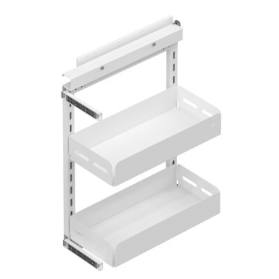 Starax S-2794-UB-W Unique Box Yandan Gizli Raylı Ünite (90 Derece) Beyaz 40cm - 2