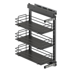 S-2796-A Yandan Gizli Raylı Ünite (90 Derece) ANTRASİT - 2