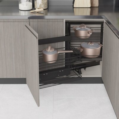 Starax S-3071-A Kapağa Monte Körköşe Mekanizması Sol 50 cm Antrasit - 1