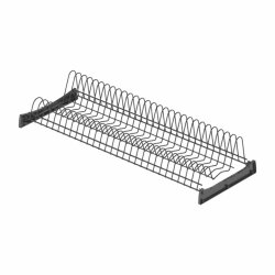 Starax S-5155- Yüksek Bölmeli Tabak Rafı 60cm Antrasit - 2