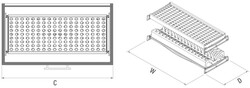 S-5234-T Plastik Tabalklık Bardaklık Seti 90cm - 3