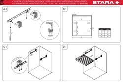 S-6207-G Frenli Telesk.Raylı. Alm.Pantolonluk + Kemer+Kravat Askılı 80cm Gri - 4