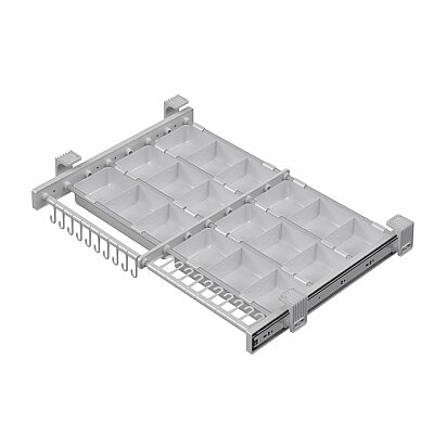 Starax S-6328-G Plastik Kapaklı Teleskopik Raylı Aksesuarlık 800 mm Gri - 2