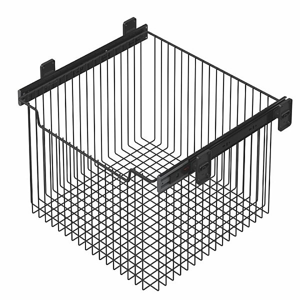 Starax S-6361-A Teleskopik Raylı Çok Amaçlı Sepet (Büyük Boy) 400 mm Antrasit - 3