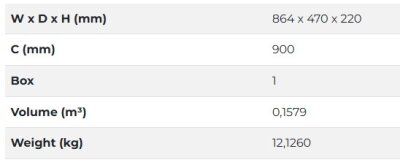 Starax S-6433-A Leather Touch Gizli Raylı Derin Çekmece 900 mm Antrasit - 5