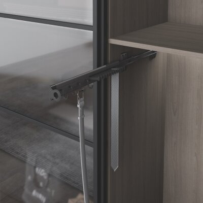 Starax S-6544-A Raylı Kravatlık-Kemerlik Antrasit - 1