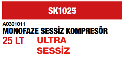 SC 1025 Monofaze Sessiz Kompresör ATTLAS - 2