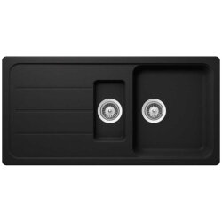 Schock 1,5 Göz Formhaus D150L NERO Granit Evye Siyah - Schock