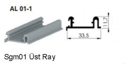 SGM-01 AL.01-1 Ağır Ayarlı Üst Çift Kanallı Ray 3m - 2