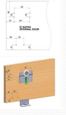 SGM-10-4 İç Kapak Mekanizması 201 051 - 2