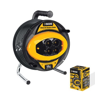 SGS 2136 Makaralı Seyyar Kablo 2,5mm 50 Metre - 1