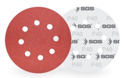 SGS-428 Cırtlı Zımp. AO 150mm 100Kum 6 Delikli - SGS