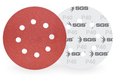 SGS-429 Cırtlı Zımp. AO 150mm 120Kum 6 Delikli - 1