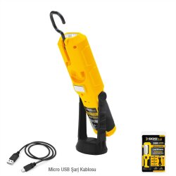 SGS-5054 350 LÜMEN ŞARJLI LED FENER - 2