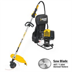 SGS 5362 Motorlu tırpan sırt tipi 52CC 1.6 KW - SGS