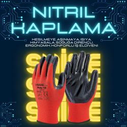SGS-7610 NİTRİL KAPLI ÖRME ELDİVEN POLY10 - 2