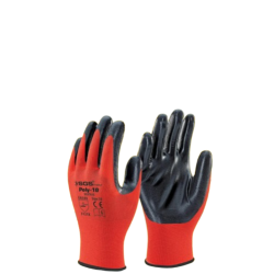SGS-7610 NİTRİL KAPLI ÖRME ELDİVEN POLY10 - SGS