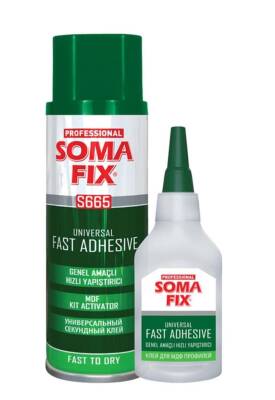 SOMAFİX MDF HIZLI YAPIŞTIRICI 500ML+125GR(S667) - 1