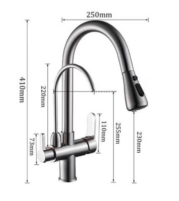 SP4-434.A Fleko Dual Spiralli Evye Bataryası Arıtmalı Krom - 3