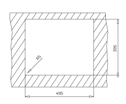 SQUARE 50.40 TG STONE BEYAZ GRANİT EVYE - 4