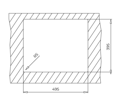 SQUARE 50.40 TG STONE GREY GRANİT EVYE - 4