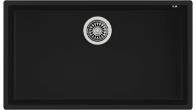 SQUARE 72.40 TG BLACK GRANİT EVYE - 2