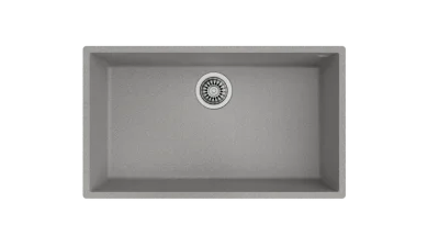 SQUARE 72.40 TG STONE GRİ GRANİT EVYE - 1