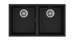 SQUARE 760 TG BLACK TEZGAH ALTI GRANİT EVYE - 2