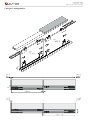 SRG100-3 Sürme Sİstem 2 Yöne Sft 3mt 2910-2950 SET - 6