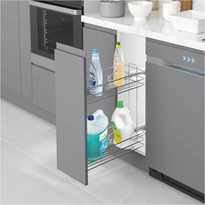 Starax S-2443-C Tandem Gizli Raylı (Çift Açılım) Deterjanlık 25cm Sol - 1