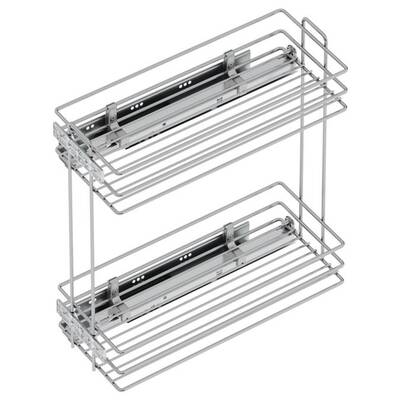 Starax S-2443-C Tandem Gizli Raylı (Çift Açılım) Deterjanlık 25cm Sol - 2