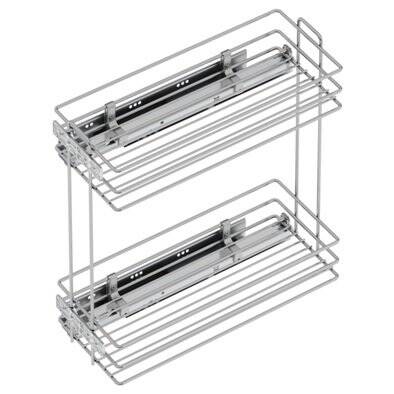 Starax S-2444-C Tandem Gizli Raylı (Çift Açılım) Deterjanlık 25cm Sağ - 2