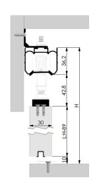 Star-L-2111-LC.99 Sürgü Kapı Mekanizması sks 99 - 2