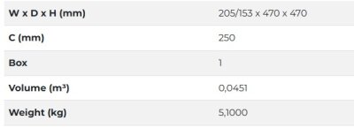 Starax 2215- Yandan Raylı Deterjanlık 16cm- 22cm Antrait - 2