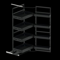 Starax S-1227-UB-A Unique Box İkiz Kiler 170-185x45 Antrasit - 2