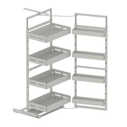 Starax S-1227-UB-W Unique Box İkiz Kiler 170-185x45 Beyaz - 2