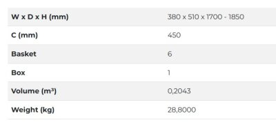 Starax S-1227-UB-W Unique Box İkiz Kiler 170-185x45 Beyaz - 3