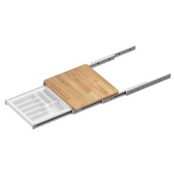 Starax S-2157 Çekmece İçi Fonksiyonel Kesme Tablası - 700 mm - Beyaz - 2