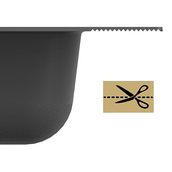 Starax S-2283-AP 34-49cm Plastik Çekmece İçi Kaşıklık Antrasit 40cm Starax - 4