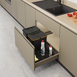 Starax S-2543-A Çekmece İçi Çöp Kovası 70 cm 14 lt Antrasit - Starax
