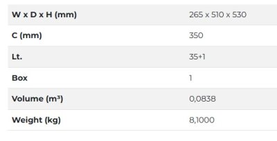 Starax S-2597-G Zemin Bağlantılı Gizli Raylı Çöp Kovası 35+1 Lt - 3