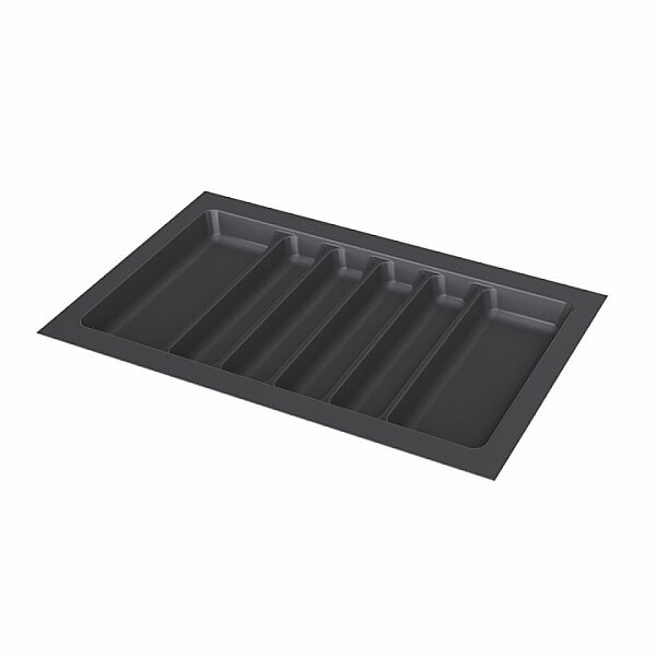 Starax S-2689-AP 74x49 cm Plastik Çekmece İçi Kepçelik Antrasit 80 cm - 2